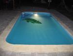 Ubytování Český Ráj - bazén s nočním osvětlením